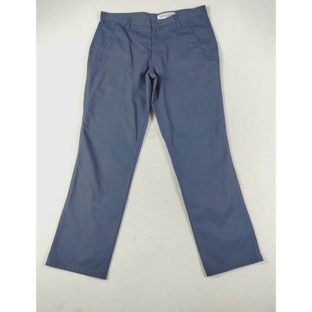 Carhartt Bicomponent‎ Pants Mens 36x32 Blue Relaxed Fit Ripstop Workwear Utility